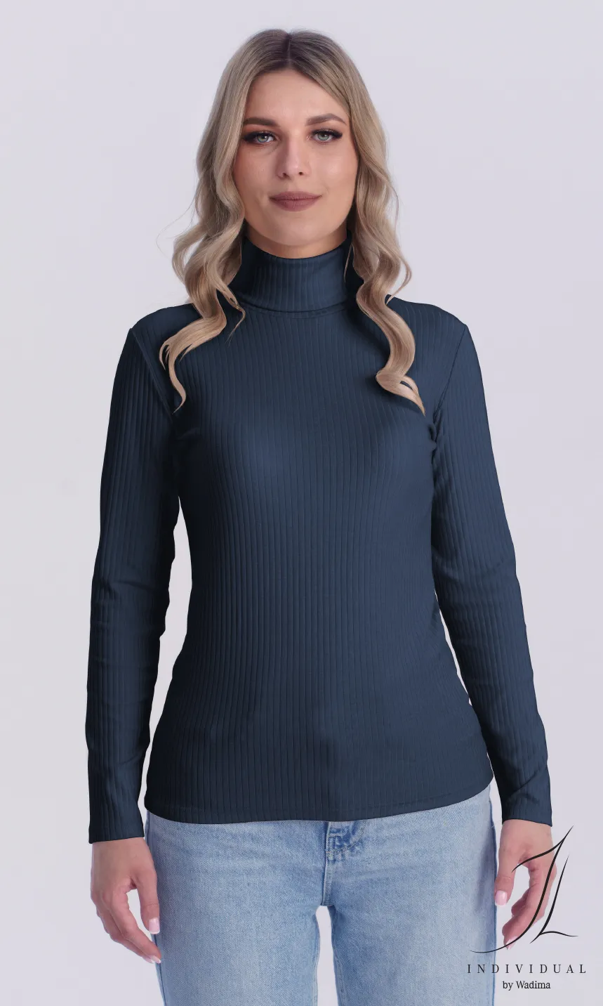 Bluzka damska z golfem